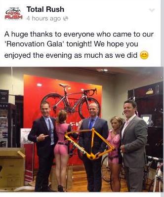 Total sales rush cycling