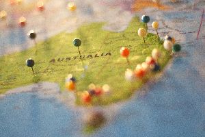 The Australian Flag key ring - Eric Bittner